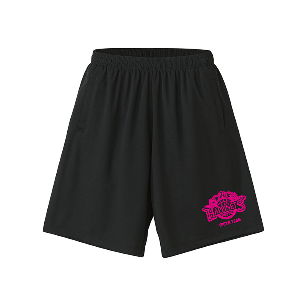 【YOUTH TEAM限定】ハーフパンツ 詳細画像 ブラック×ピンク 3
